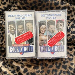 The Time Life History of Rock ‘n’ Roll 1954-1956 & 1957-1964 Two Cassette Lot